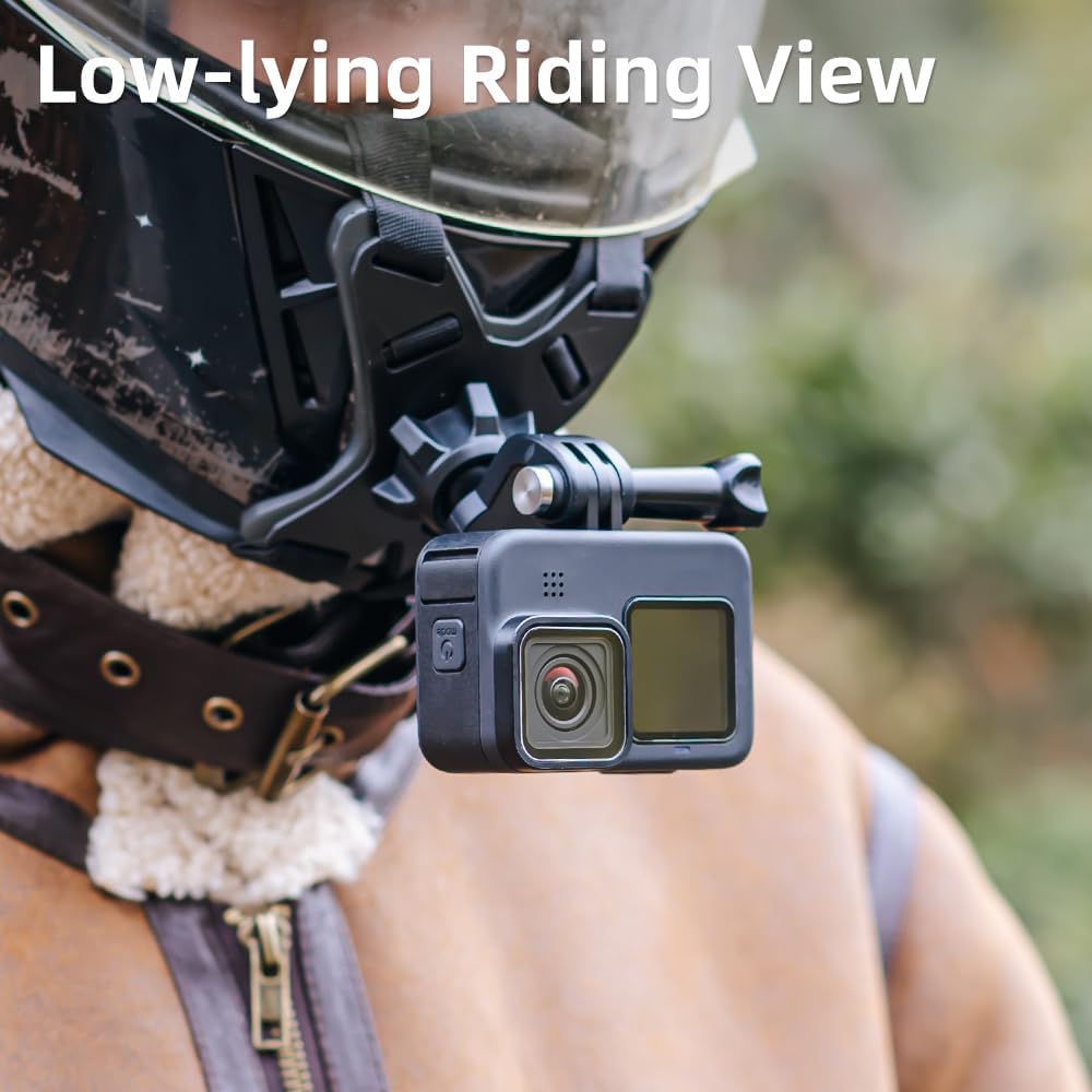 Thumbnail 6 de SUREWO Kinnriemenhalterung für Motorradhelm – kompatibel mit GoPro Hero (13–7), DJI Osmo Action & mehr
