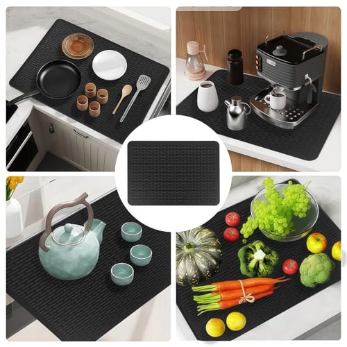 Thumbnail 6 de Kozdtiz Stove Top Cover for Electric Stove 71 x 50 cm – Silicone Hob Top Protector (Black)
