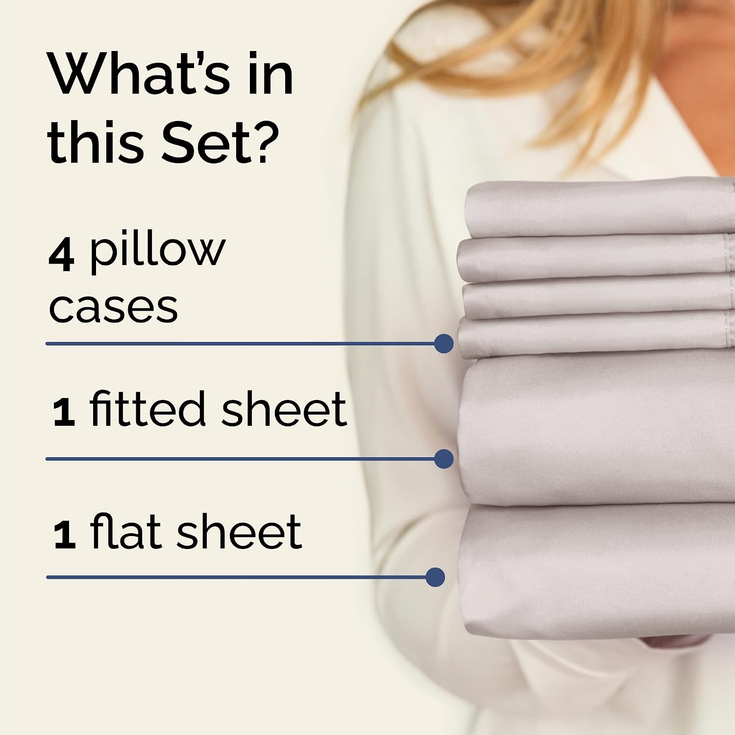 Detalle 2 de Queen 6-Piece Sheet Set 16-inch pockets