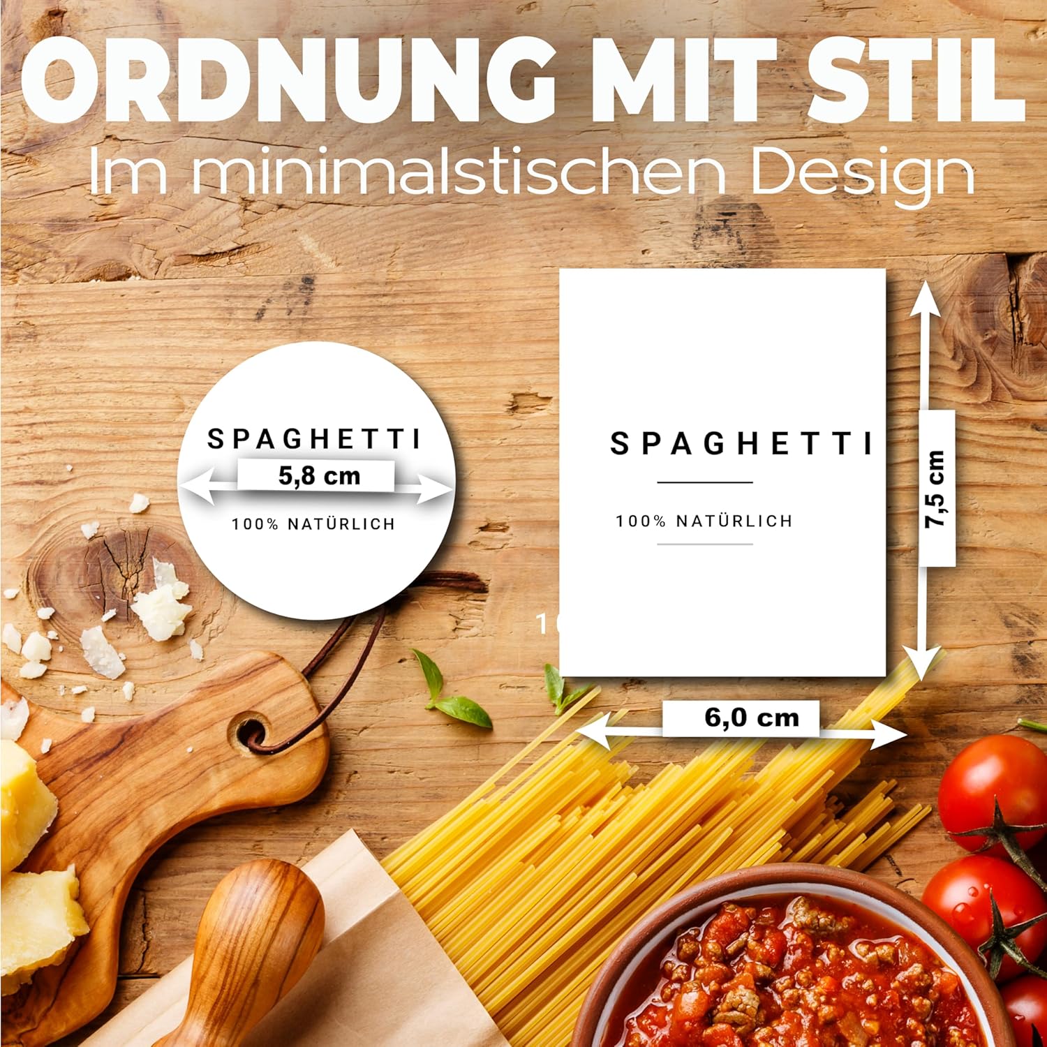 Thumbnail 5 de Homety Aufbewahrungsetiketten – Komplettes XXL-Set weiß, 288 Stück, selbstklebend