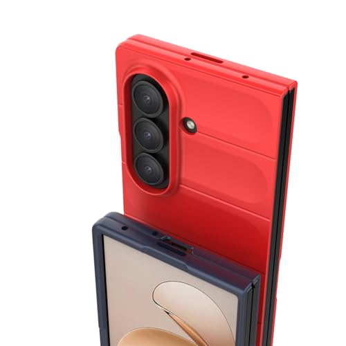 Detalle de BAILI Case per Samsung Galaxy Z Fold7: custodia protettiva in PC con fodera in microfibra