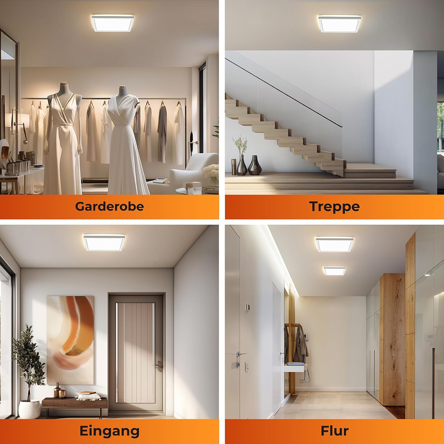 Thumbnail 6 de BLNAN LED Deckenleuchte 24 W mit Sensor