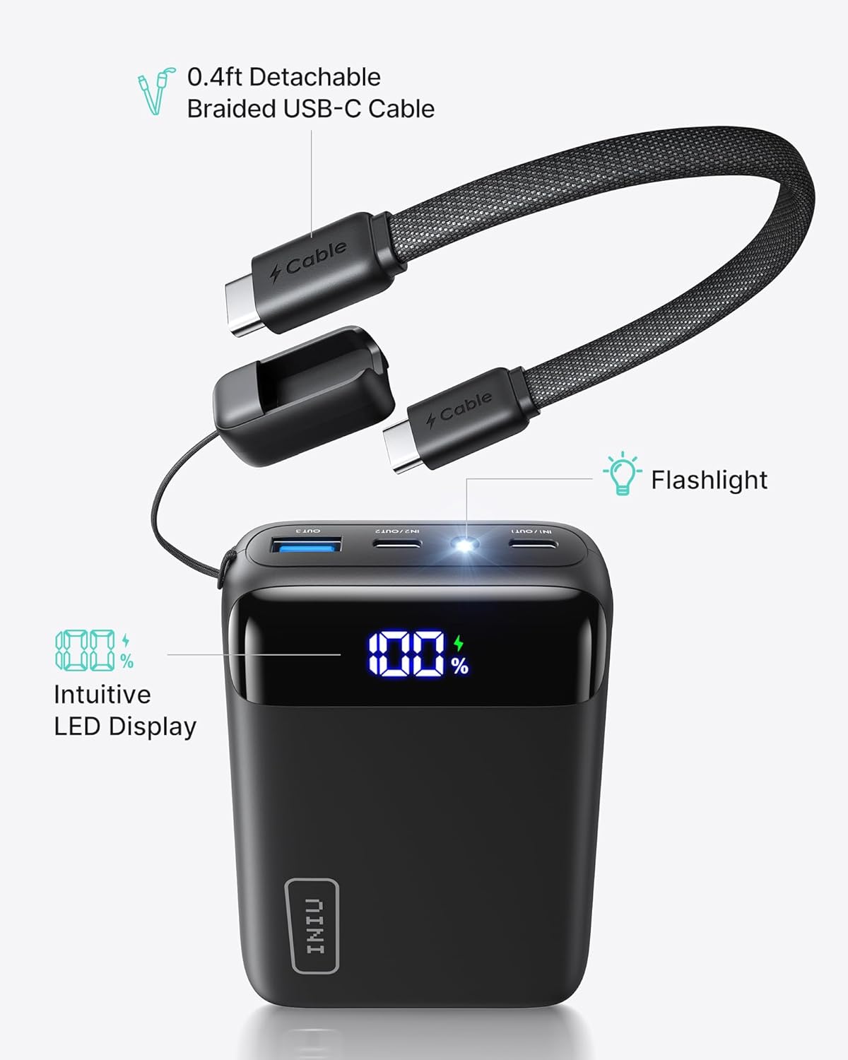 Thumbnail 3 de INIU Ultra Small 20000mAh Power Bank (22.5W PD) with USB-C in/out