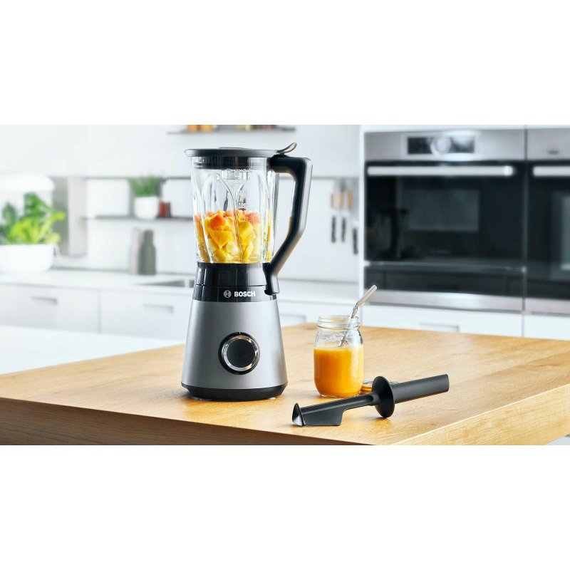 Detalle de Batidora de vaso Bosch Serie 4 MMB6141S 1,5 L: potencia para hielo y smoothies