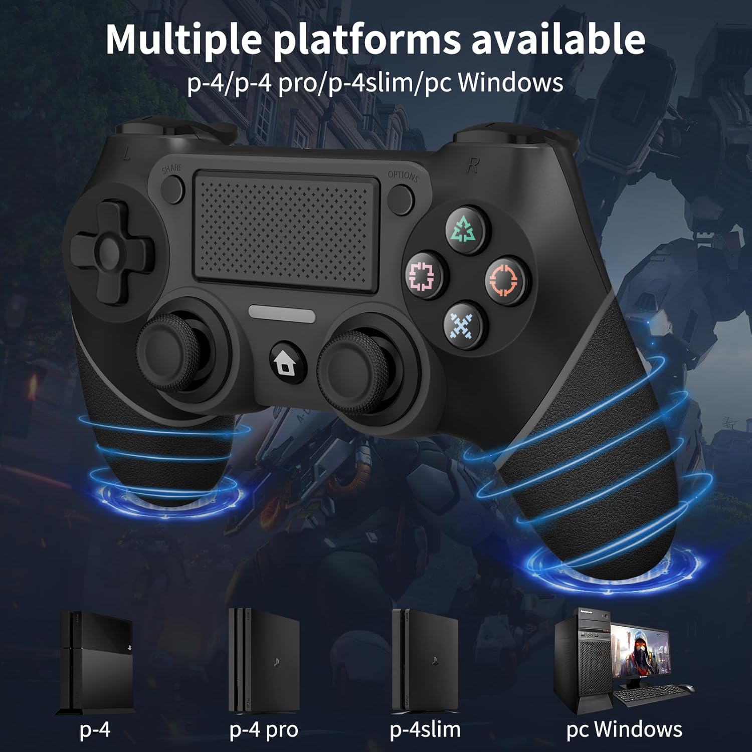 Detalle 2 de PS4 Wireless Controller for PS4 Pro Slim