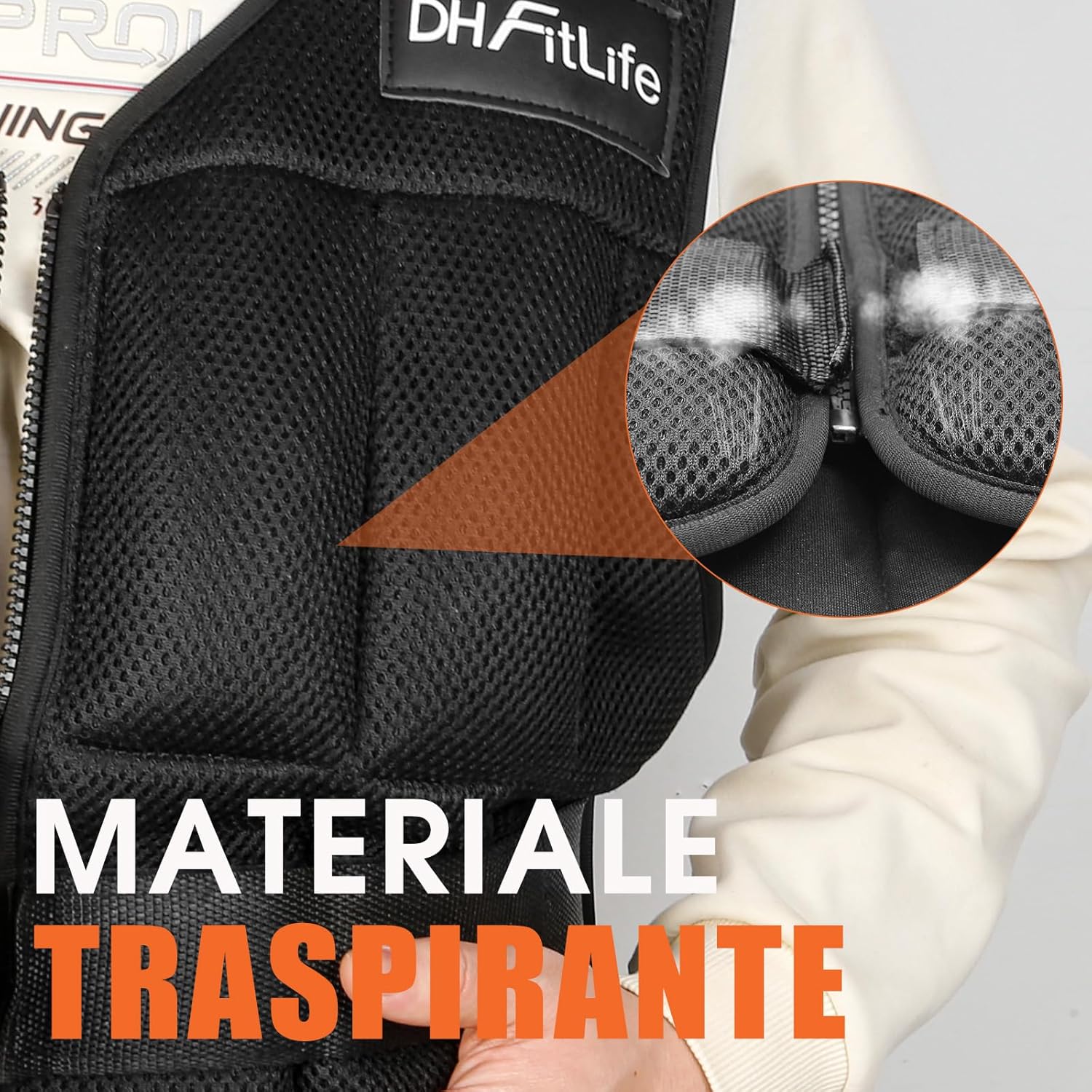Detalle 2 de DH FitLife Giubbotto Zavorrato 10/30kg