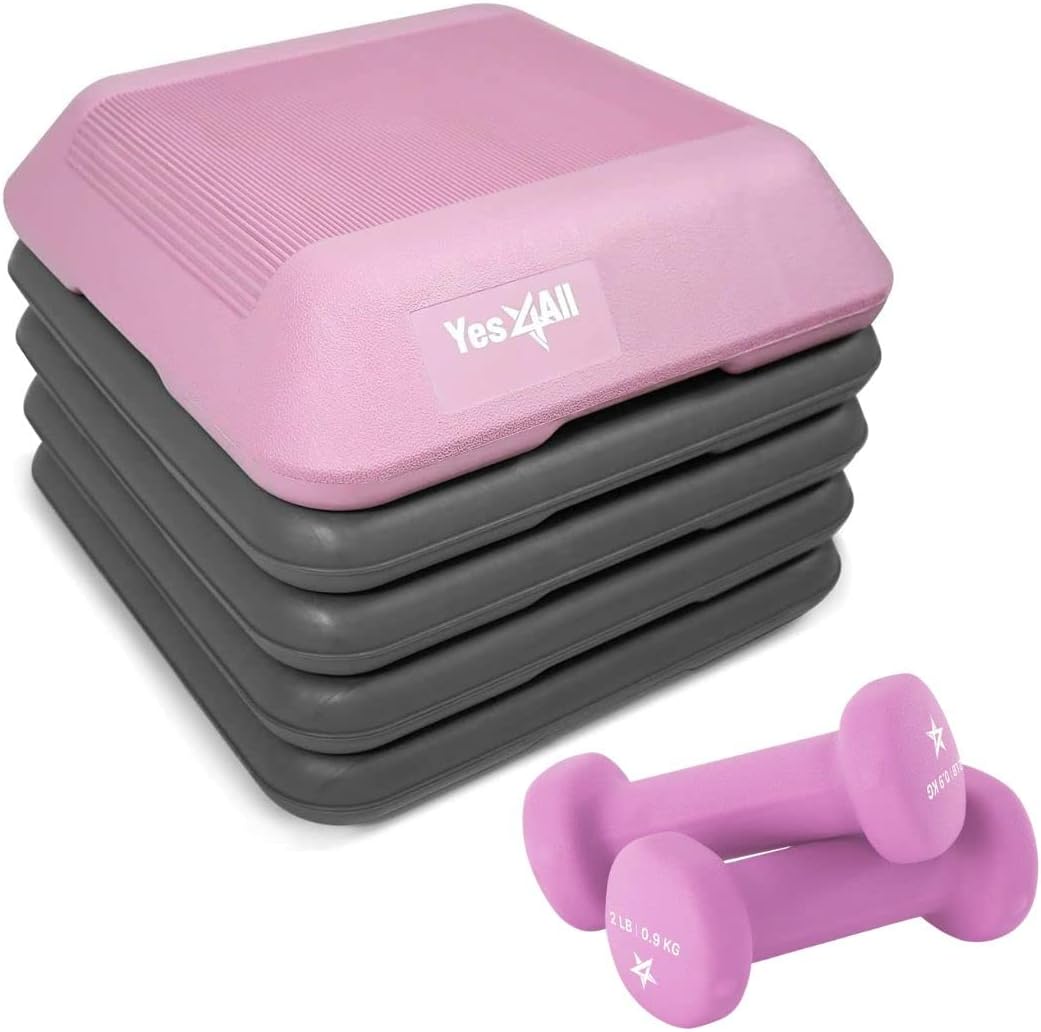 Thumbnail 6 de Yes4All High Step Platform & Stackable Risers — Adjustable 2–12 Inch Height for Cardio & Aerobic Workouts