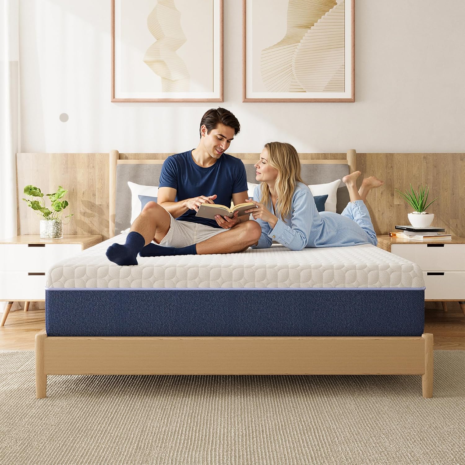 Detalle de 8 Inch Full Size Gel Memory Foam Mattress