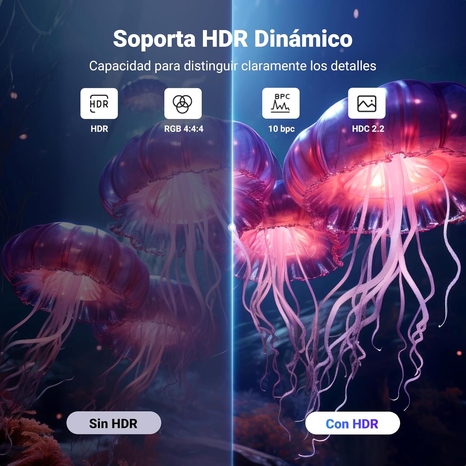 Thumbnail 3 de UGREEN Cable DisplayPort 1.4 8K 60Hz – Conecta en Alta Definición 🎮