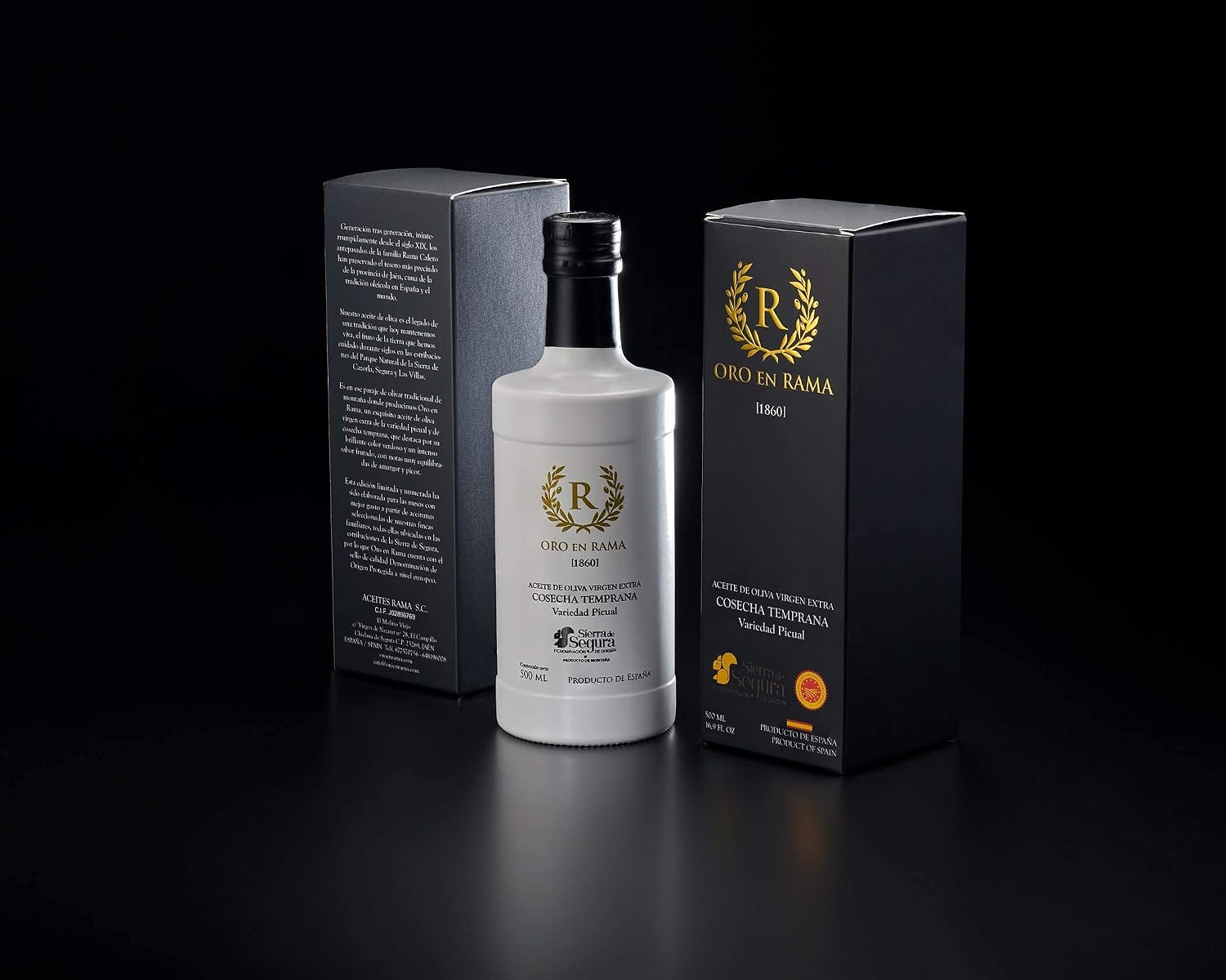 Detalle 2 de Oro en Rama 🌿 Aceite Picual DOP Sierra de Segura