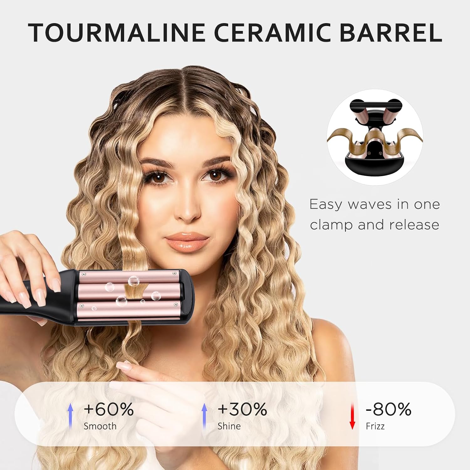 Detalle 2 de janelove 4-in-1 Lockenstab 19–32 mm 💇♀