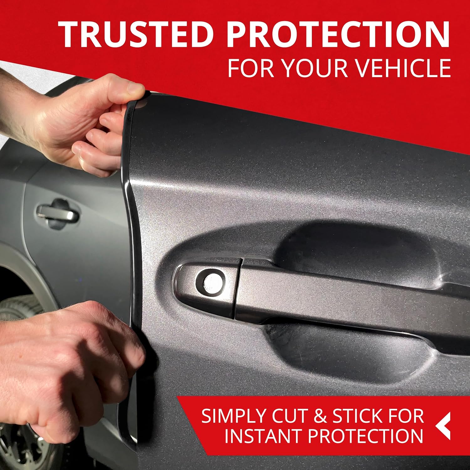 Detalle 2 de All-Fit Automotive Car Door Edge Protector – Universal 10 Ft DIY Edge Trim for Scratches & Dings (Black)