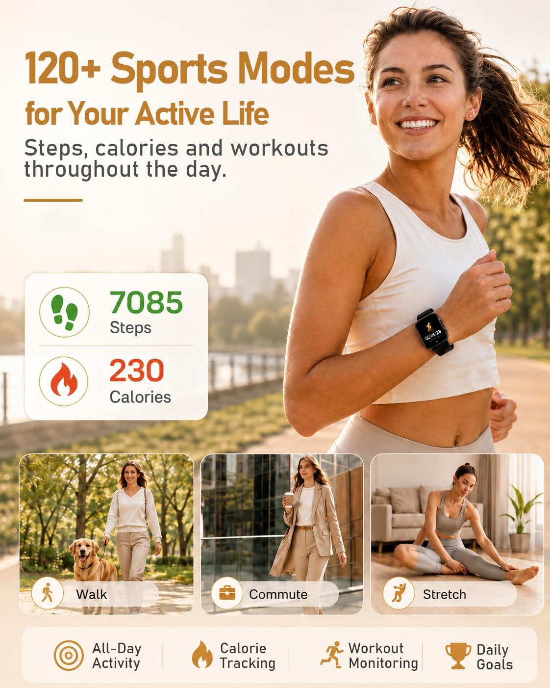 Detalle de MorePro Fitness Tracker Smartwatch
