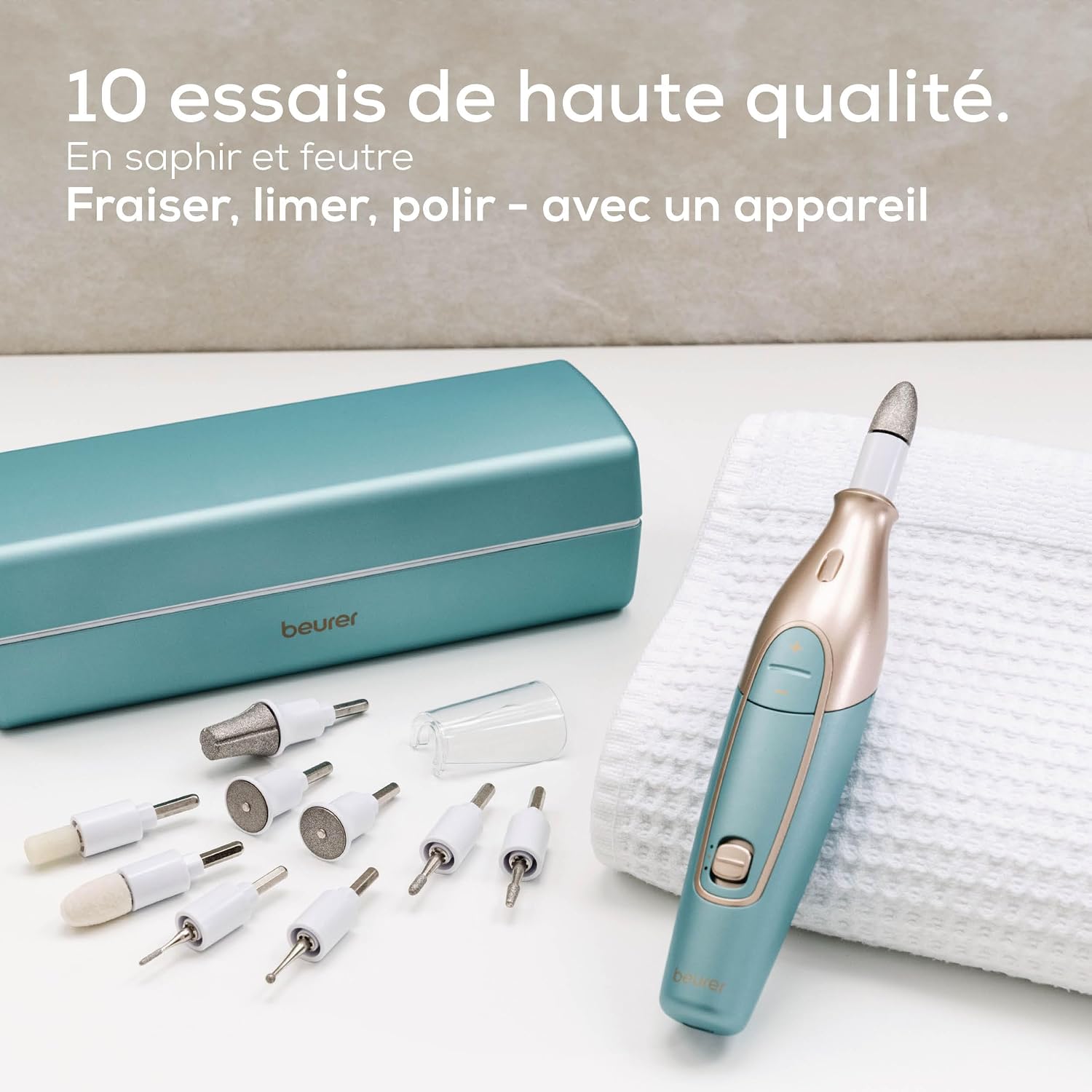 Detalle de Beurer MP 84 lime à ongles électrique 4400 tr/min
