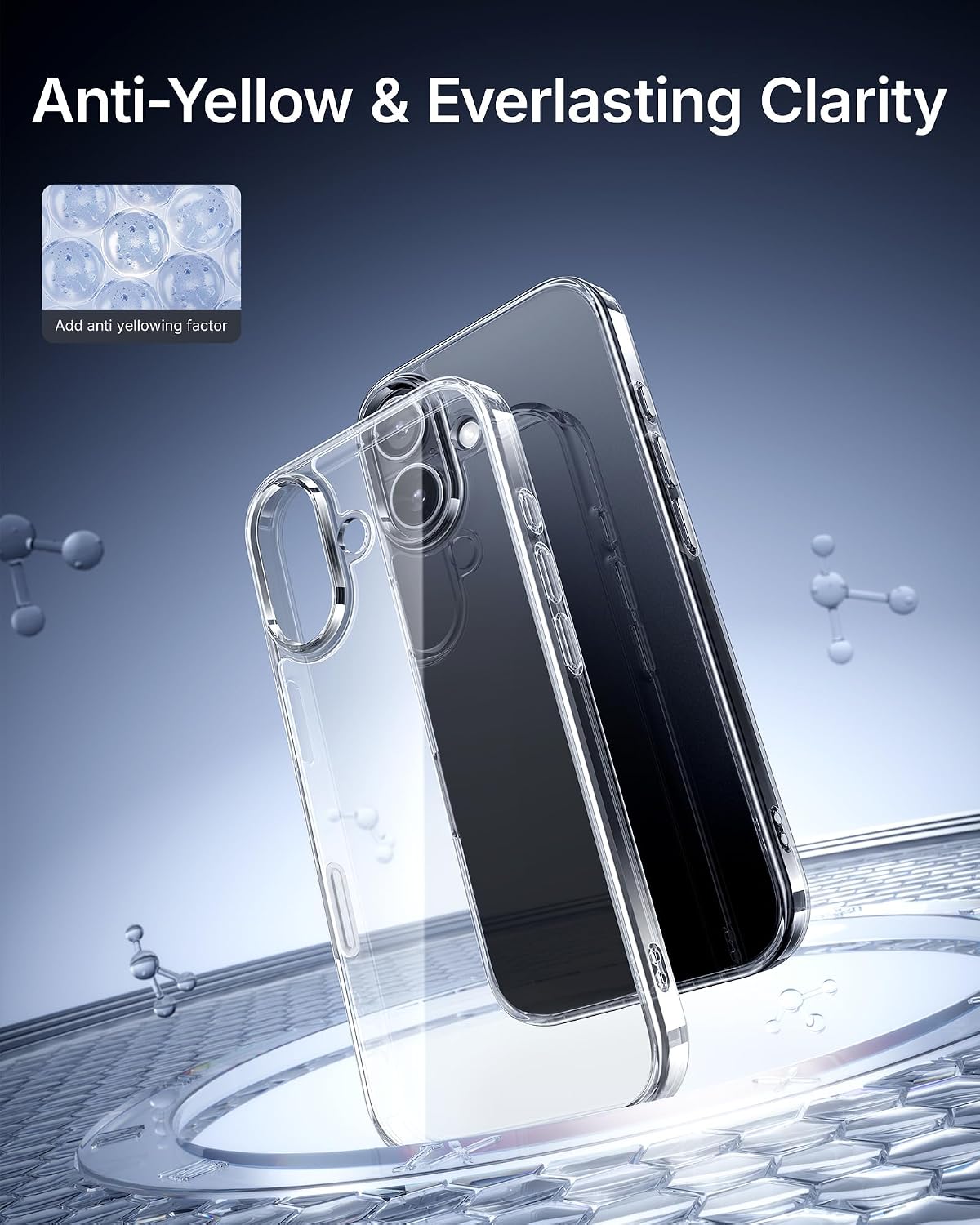 Detalle 2 de NIMASO Clear Case for iPhone 17