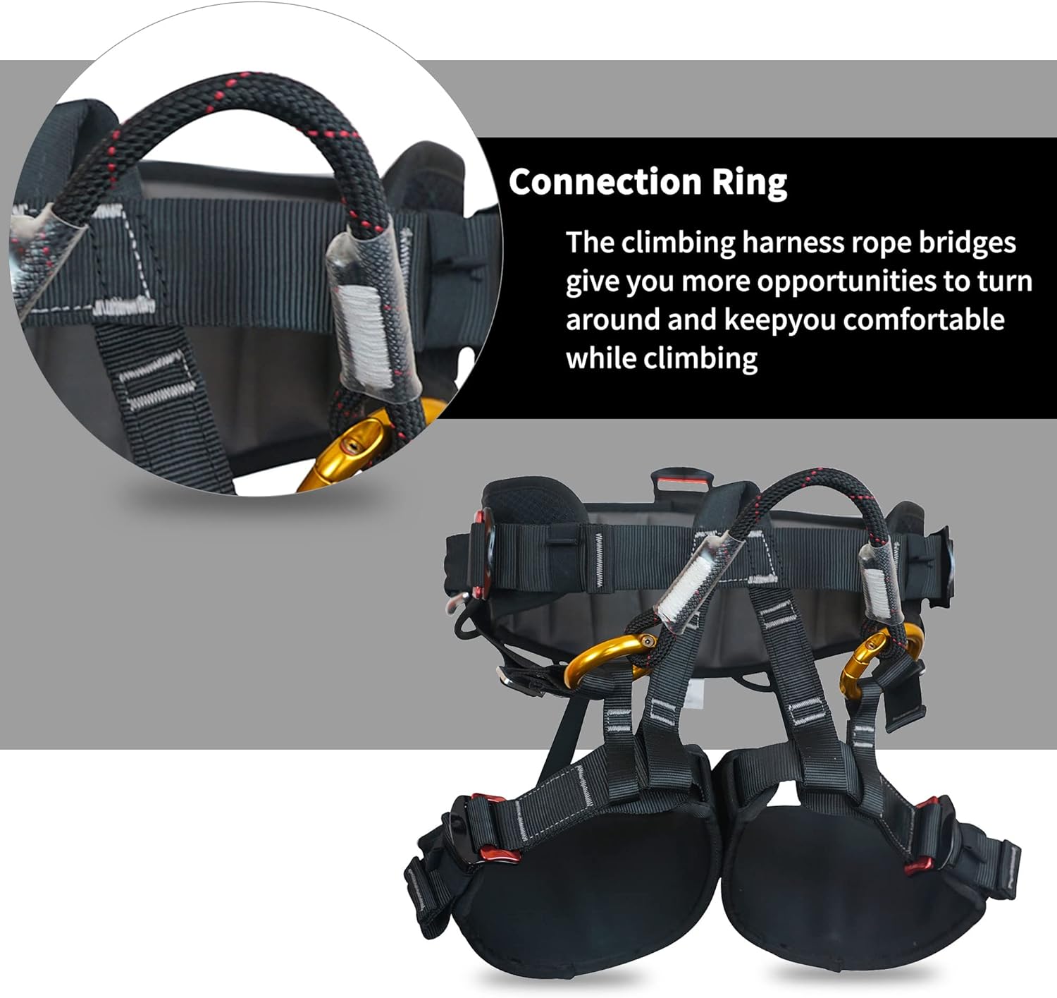 Thumbnail 2 de SOB Imbracatura anticaduta per alpinismo e arrampicata ⛰