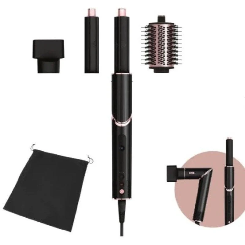 Detalle de Shark FlexStyle HD424EU Secador y Moldeador 3 en 1 1400W – Negro y Rosa