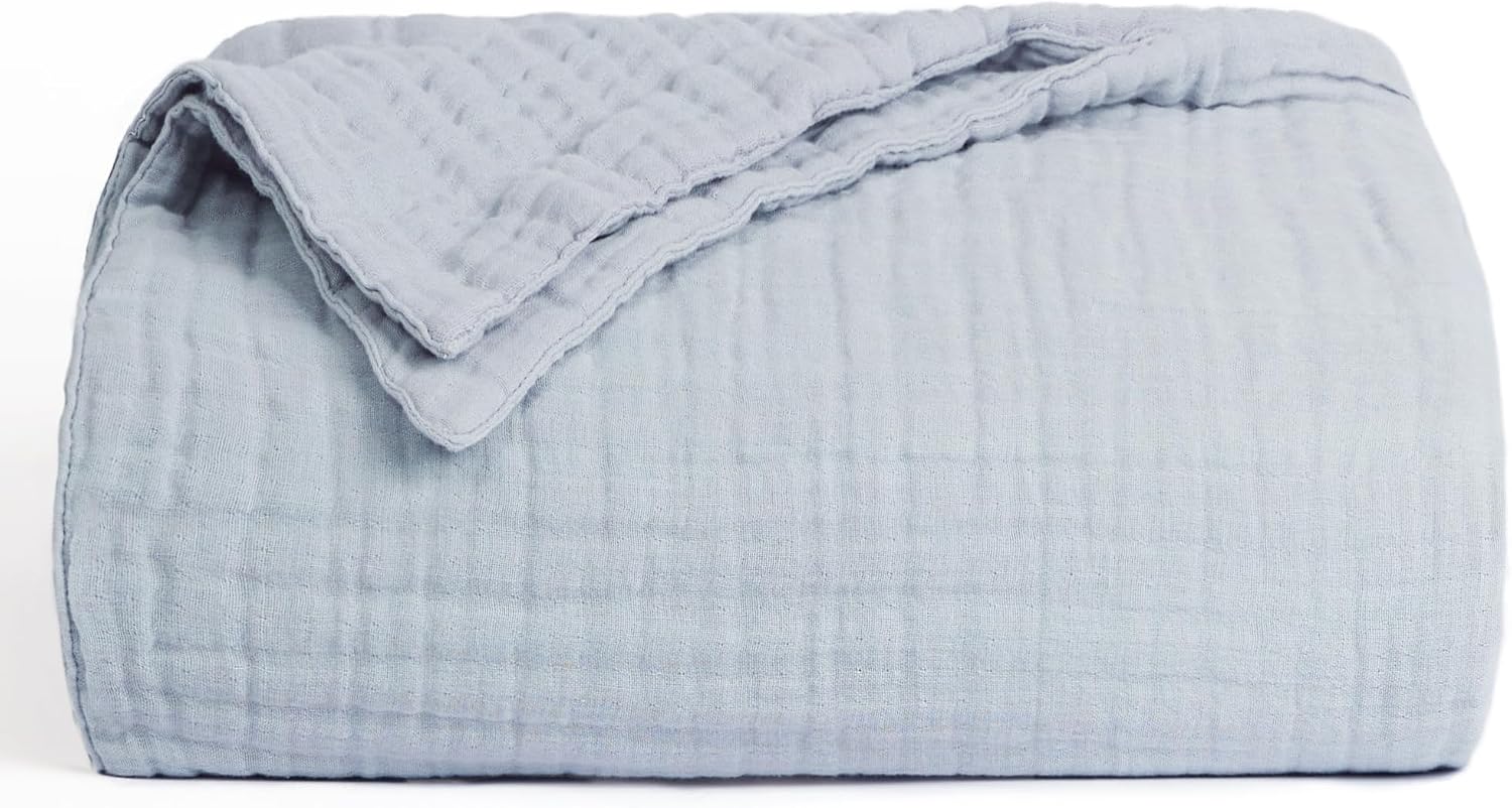 Thumbnail 6 de Love's Cabin 6-Layer Cotton Muslin Blanket 60"x80" Twin đź§Ł