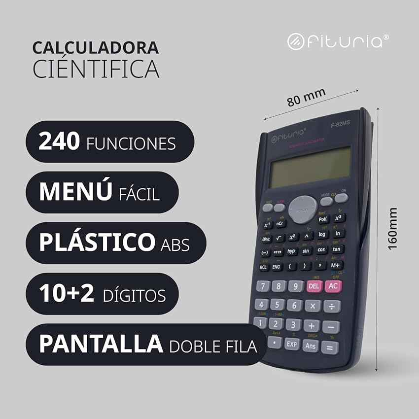 Thumbnail 1 de Ofituria F-82MS calculadora científica 2 líneas