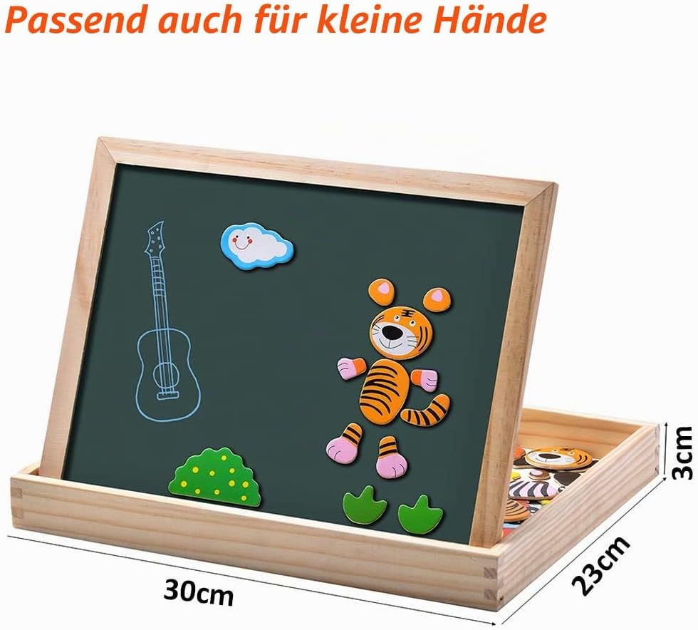 Detalle de Uping Magnetisches Holzpuzzle 100 Stück