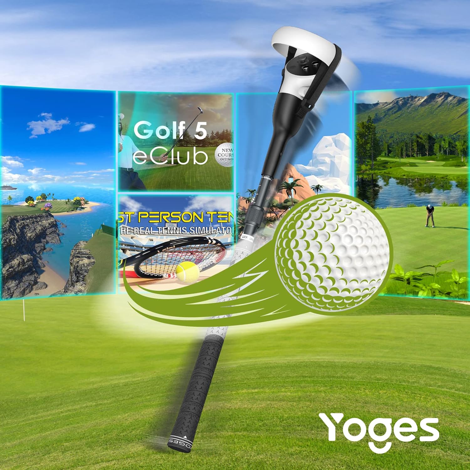 Thumbnail 6 de YOGES Adjustable VR Golf Club 75cm