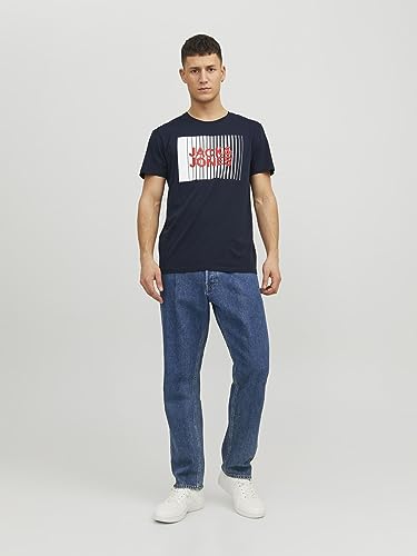 Thumbnail 3 de JACK & JONES Jjecorp Logo tee SS Crew Neck Noos – Camiseta Hombre Slim Fit Azul Navy (XS)