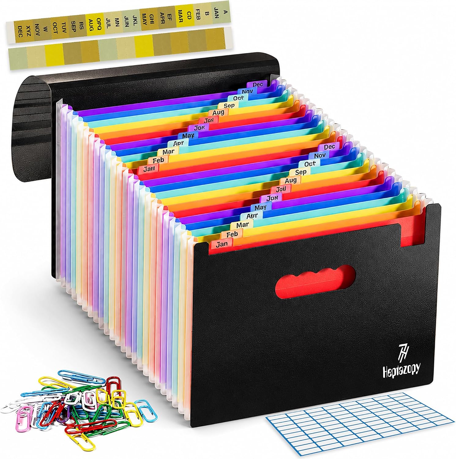 Detalle de Heptazopy File Organiser 26-folder A4 document organiser