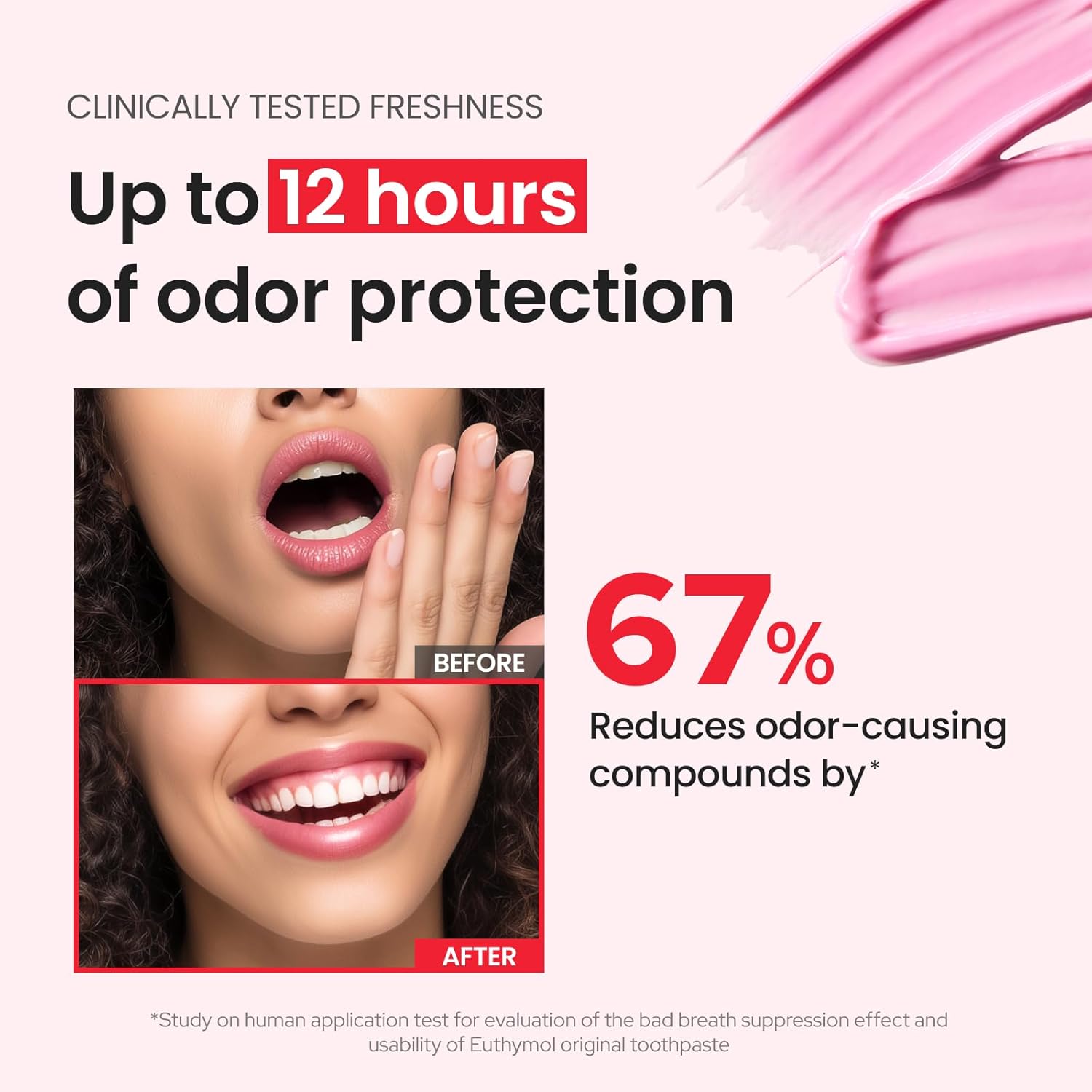 Detalle 2 de EUTHYMOL Original Pink Toothpaste 3.7 fl oz