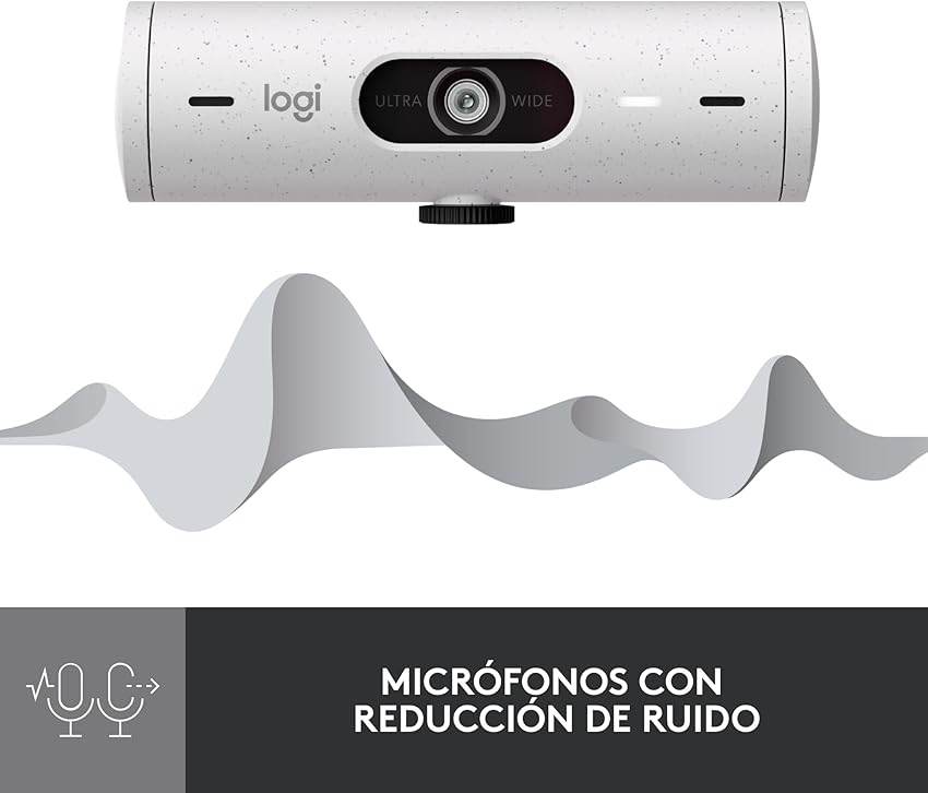 Thumbnail 3 de Logitech Brio 500 Webcam HD con micrófonos duales y cubierta