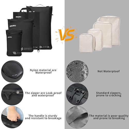 Detalle 2 de EULANT Bolsas de compresión para equipaje: 3 bolsas al vacío impermeables + bolsa para zapatos