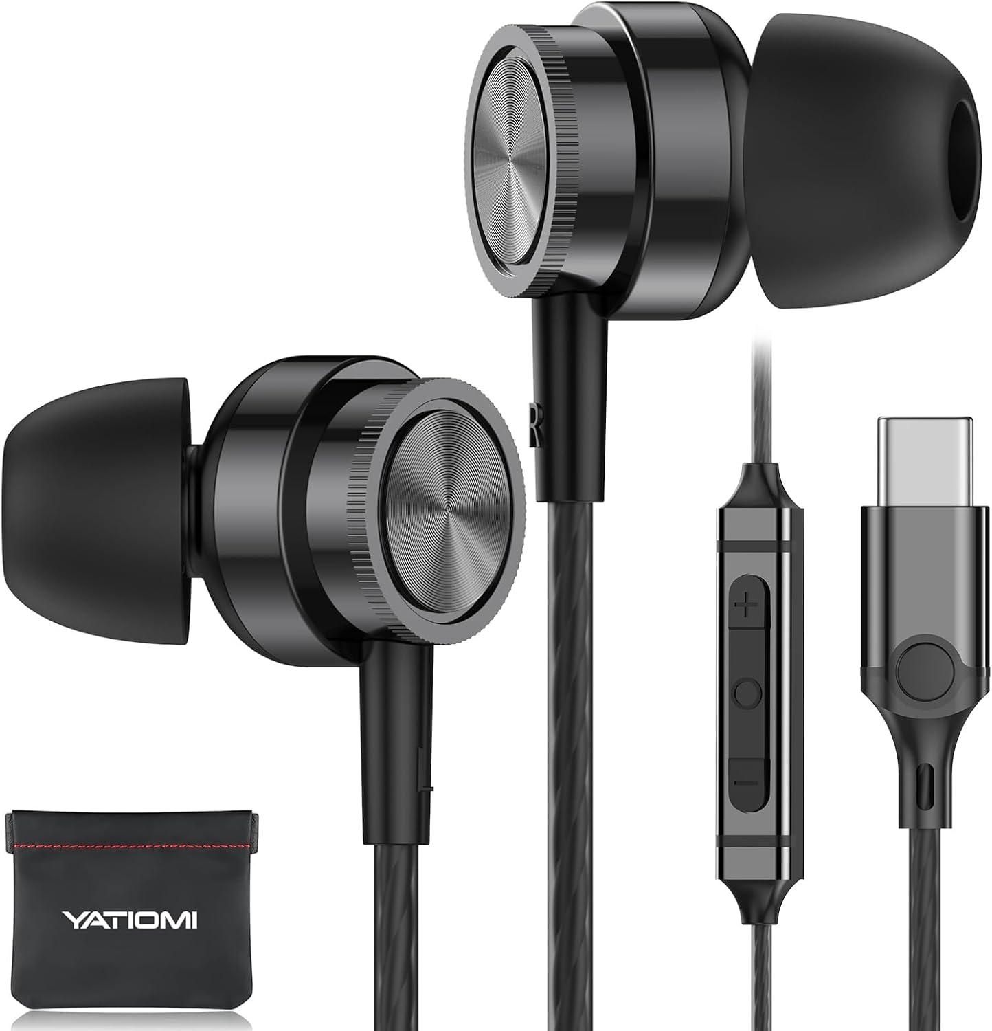 Detalle de USB C Kopfhörer In‑Ear mit Mikrofon