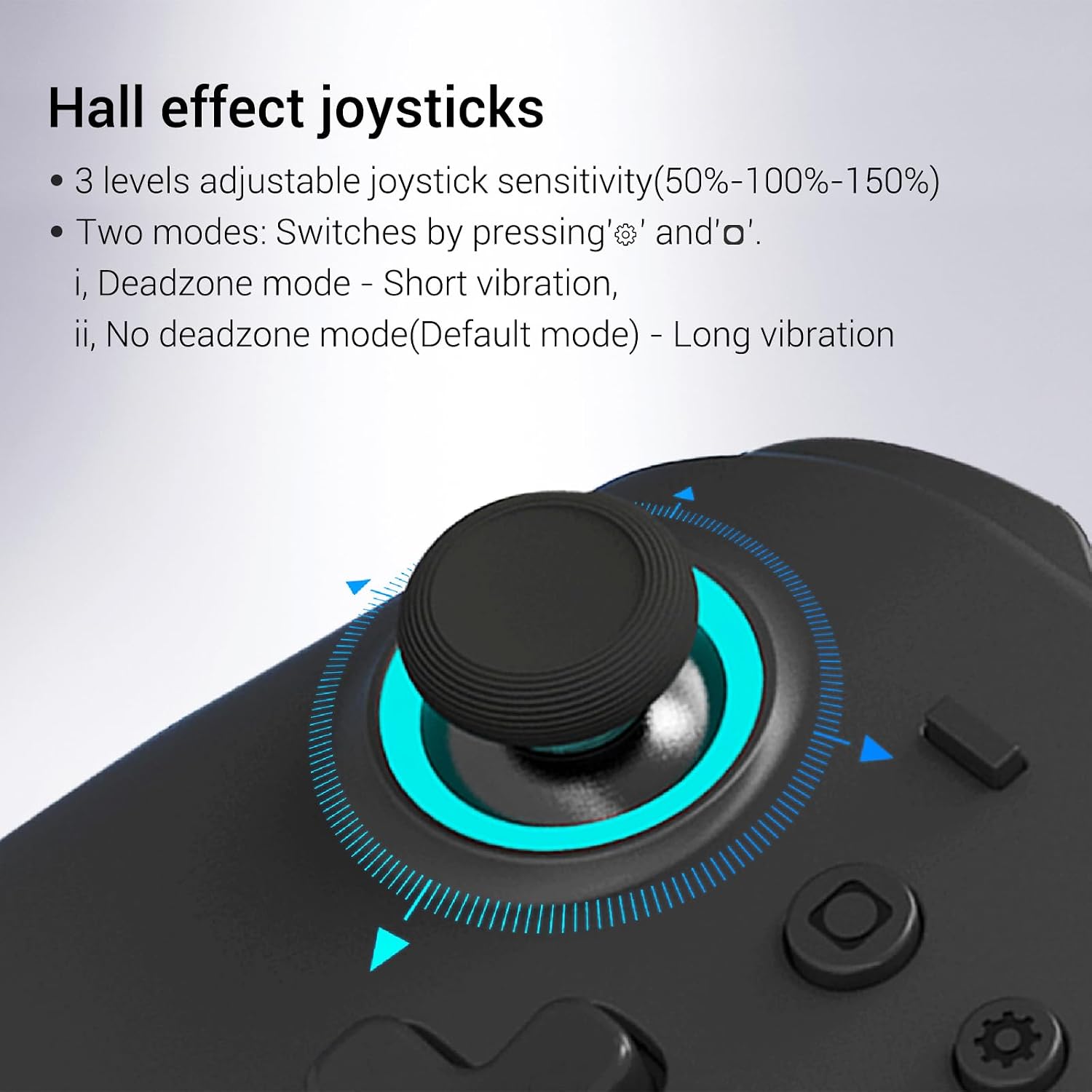Detalle 2 de GuliKit KK3 Max-gamecontroller met Hall-effect, 1000 Hz en 4 paddles