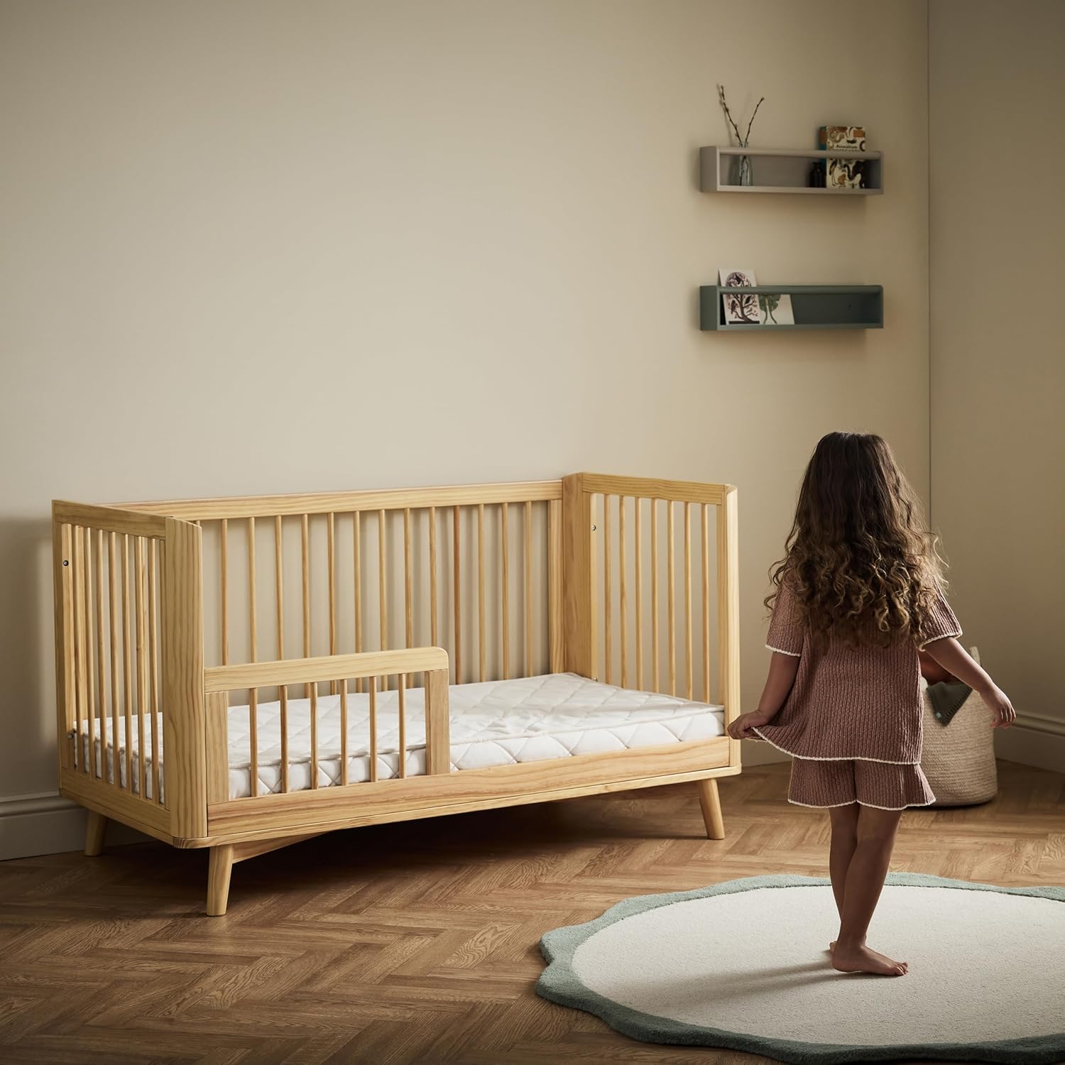 Thumbnail 4 de The Little Green Sheep Twist Cot Bed Mattress: 70 x 140 cm, a two‑sided natural option for babies and toddlers