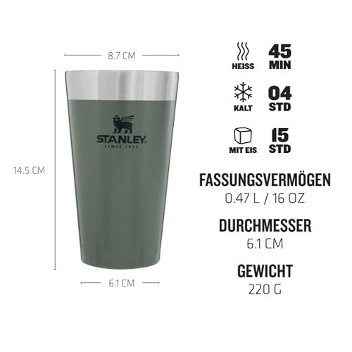 Thumbnail 1 de STANLEY 1913 Adventure Stacking Bierbecher 0,47 L – Hammertone Green