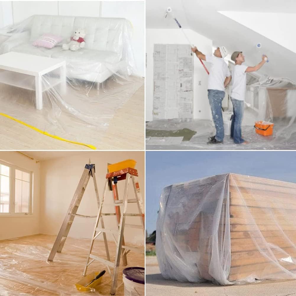 Thumbnail 6 de CYH 2m x 6m Thick Clear Heavy Duty Polythene Sheeting (250mu/1000g)