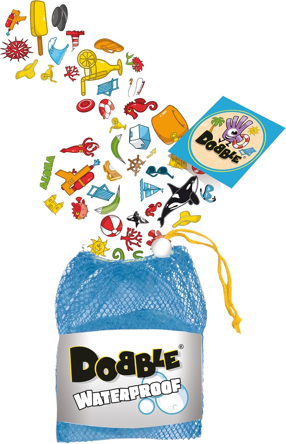 Detalle 2 de Asmodee Dobble Waterproof 15 Minutes