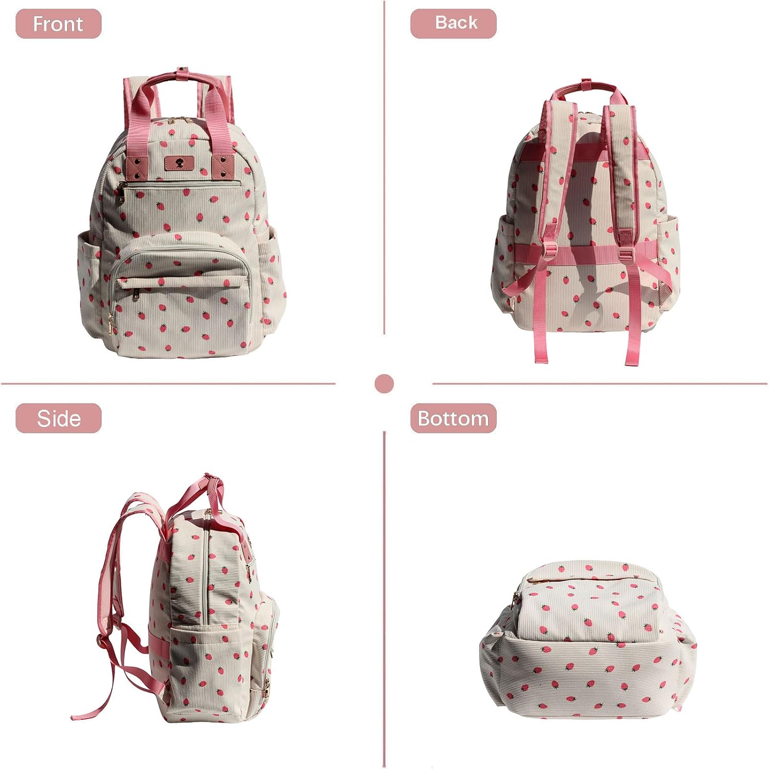 Thumbnail 6 de ESVAN Diaper Bag Backpack Corduroy