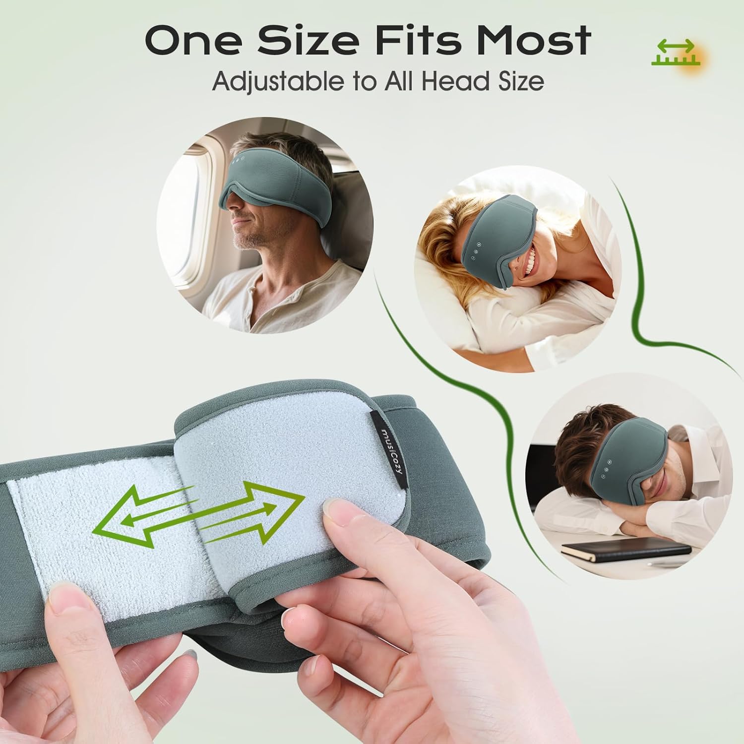 Thumbnail 5 de MUSICOZY Sleep Mask Headphones 16H