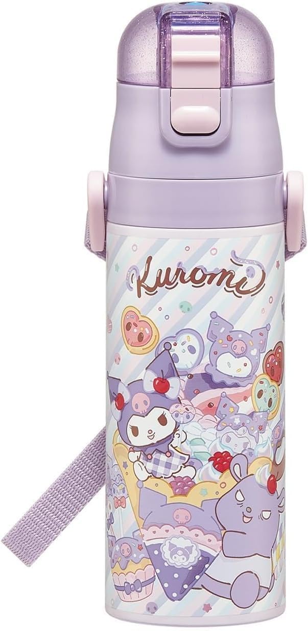 Detalle de スケーター SDC4-A サンリオ クロミ 直飲み水筒 470ml 保冷専用ステンレス製