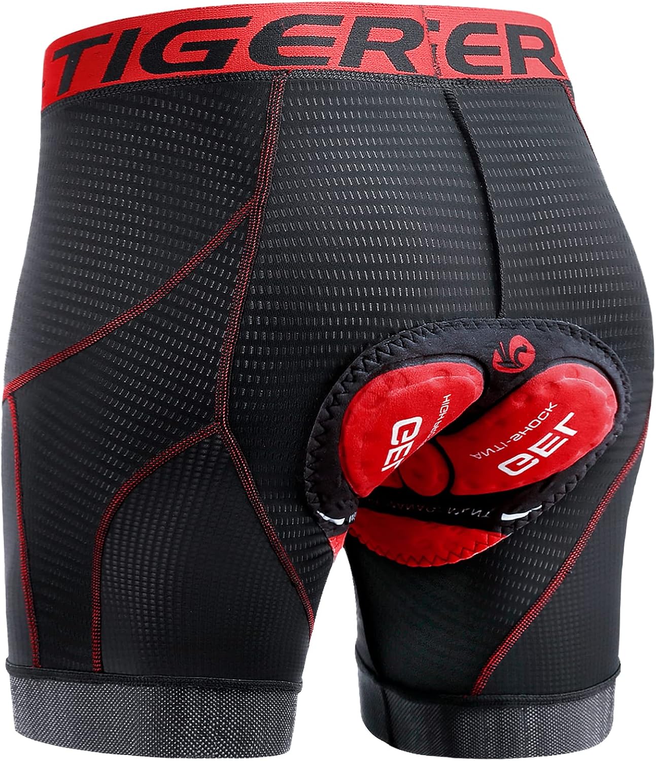 Detalle 2 de X-TIGER Ciclismo Uomo 5D Gel Imbottito Boxer: comfort e versatilità per allenamenti e uscite
