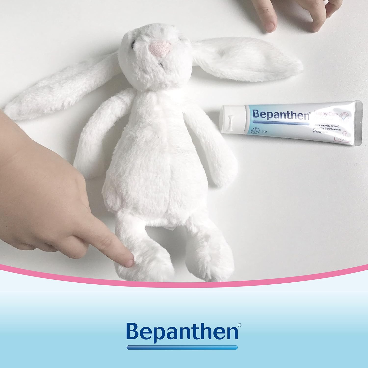 Detalle de Bepanthen Nappy Care Ointment — Nappy Cream with Provitamin B5 for Newborn Skin (100 g)