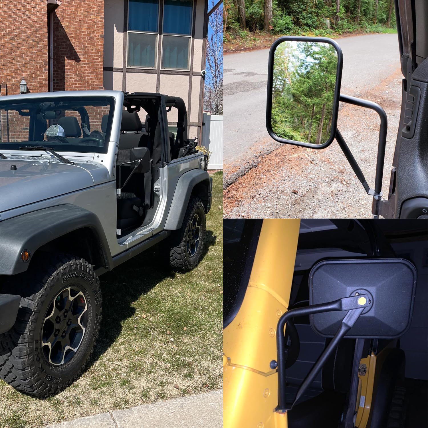 Thumbnail 5 de JUSTTOP Mirrors Doors Off: Side View Mirrors for Jeep Wrangler (2 Pack)
