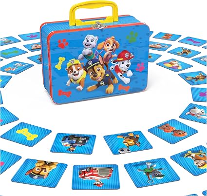 Detalle de Spin Master Games Patrulla Canina Memory 🐶 Juego de Mesa con 72 Cartas