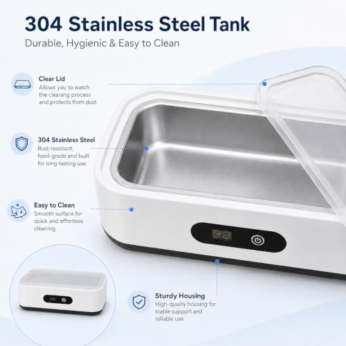 Detalle 1 de QUELIEN appareil de nettoyage à ultrasons 650 ml