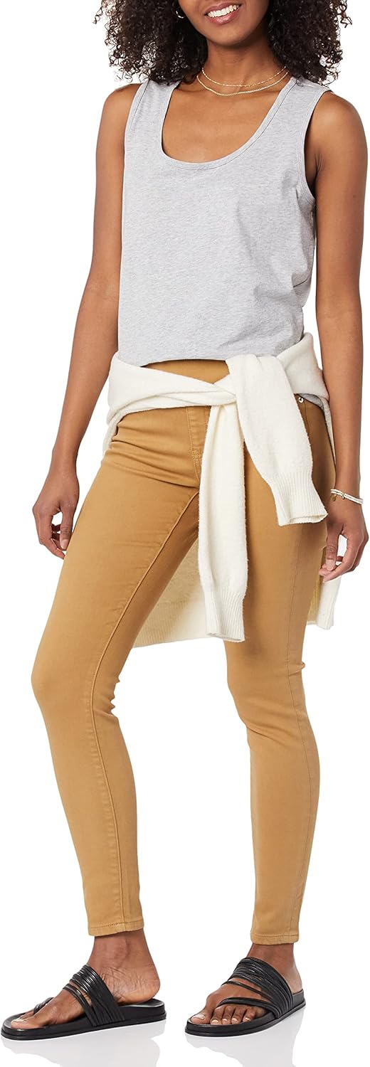 Thumbnail 2 de Amazon Essentials Donna Jegging elasticizzato senza zip a vita media (colore fuori produzione)