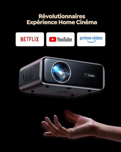 Thumbnail 1 de WiMiUS Vidéoprojecteur 4K P62 Pro : Netflix intégré, HDR10 et WiFi6 – son Dolby