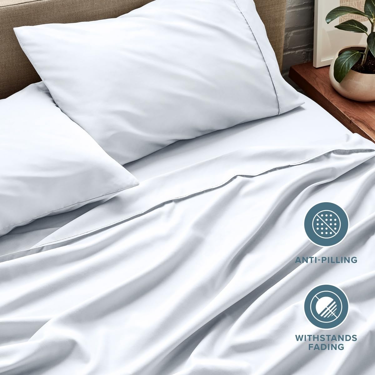 Thumbnail 6 de Bare Home Twin XL Sheet Set: 1800 Ultra-Soft Microfiber, Deep Pockets, 3-Piece Comfort