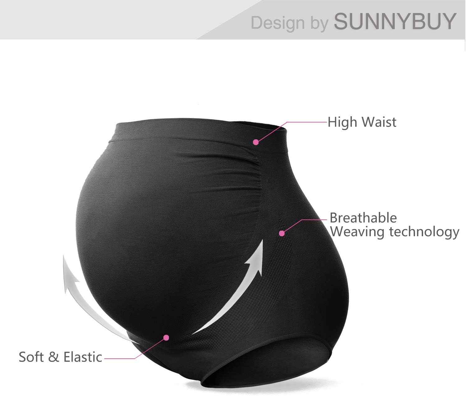 Detalle de SUNNYBUY Maternity High Waist Panties