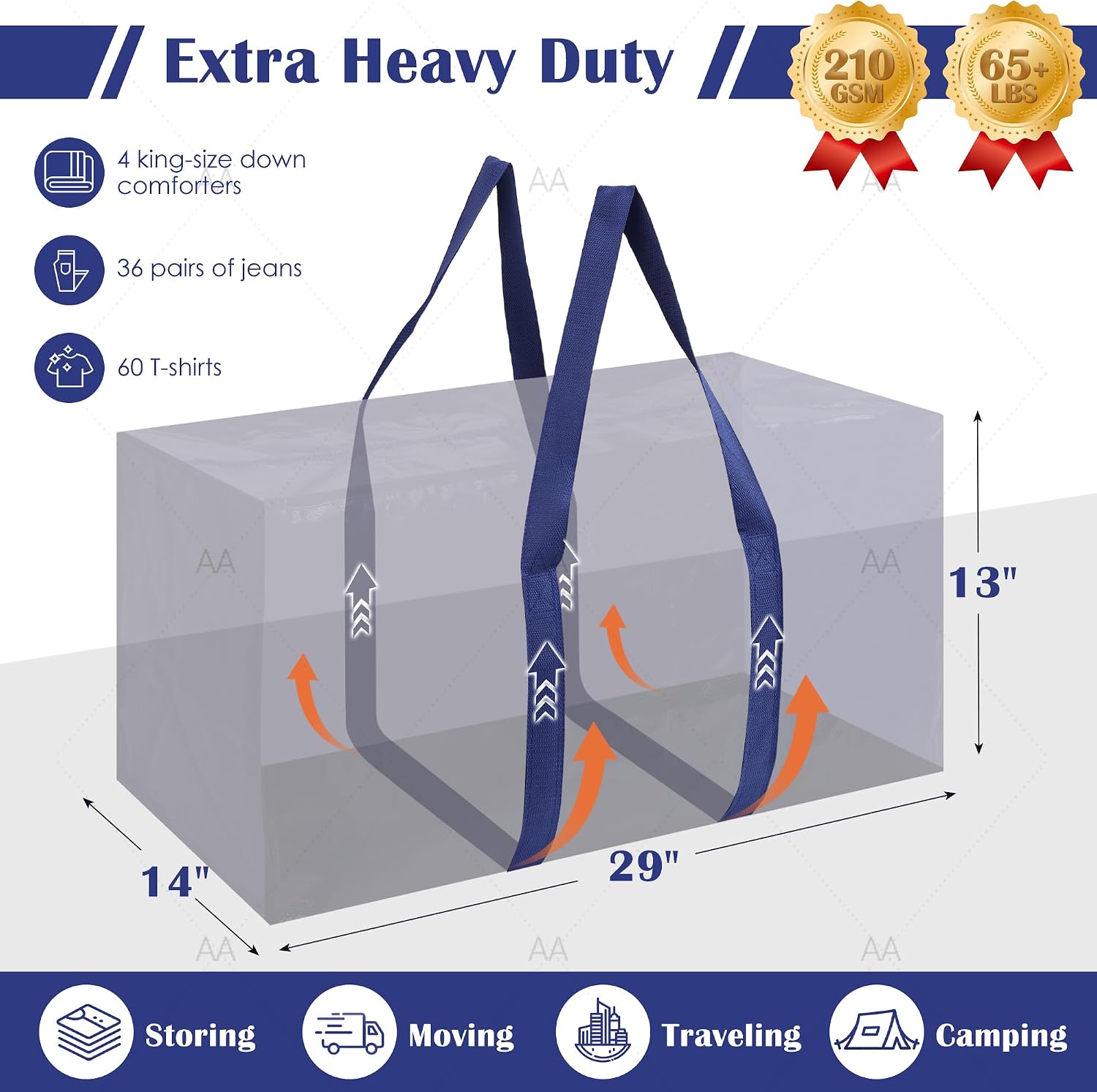 Thumbnail 1 de Extra Large Moving Bags 23 gal