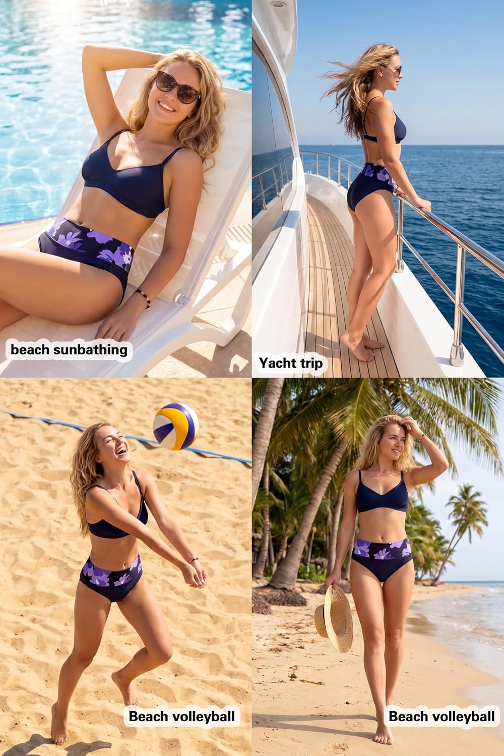 Detalle de Beautikini Period Swimwear Bikini Bottoms: Leakproof, Quick-Dry Bathing Suit for Teens